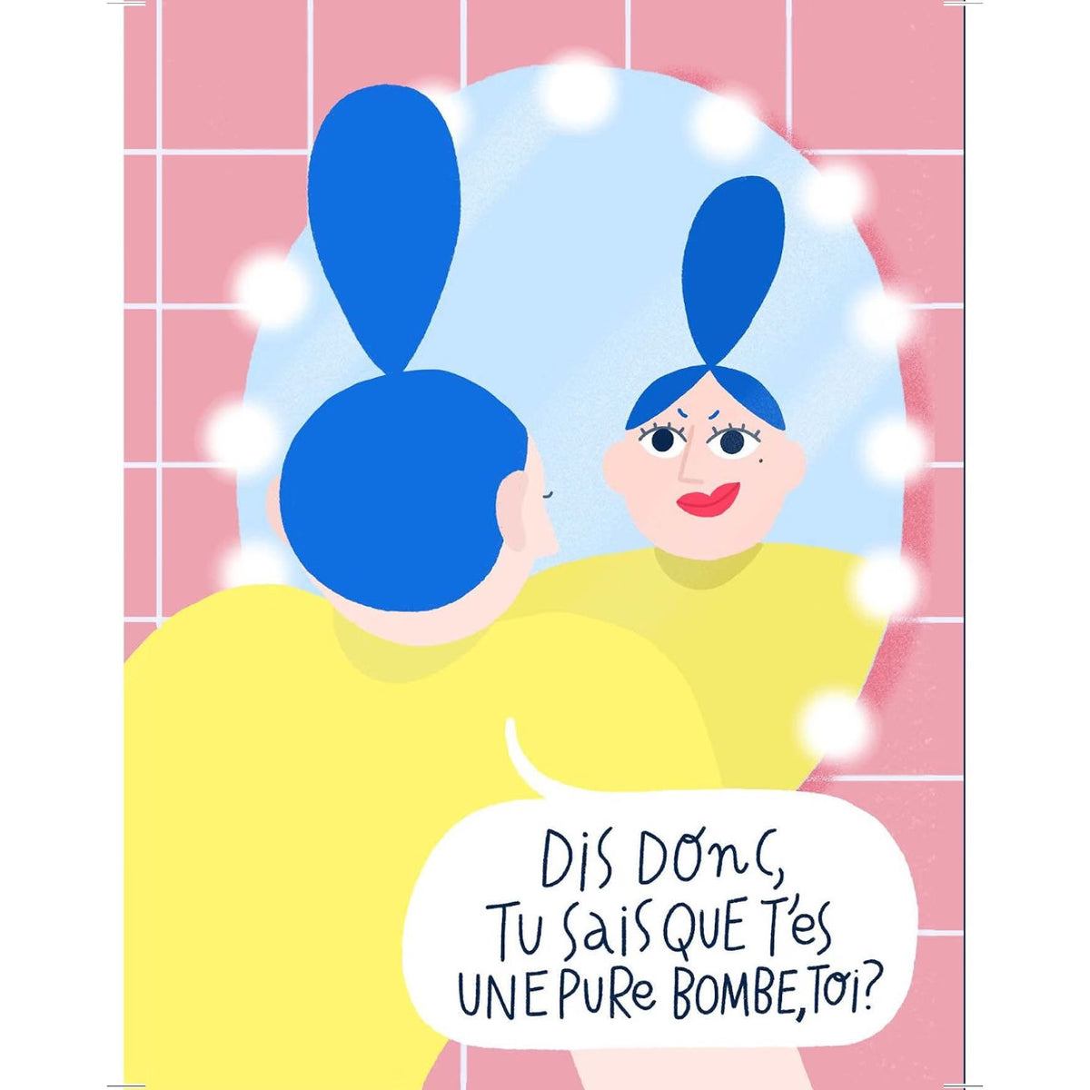 Cartes détachables colorées avec motifs joyeux pour remonter le moral