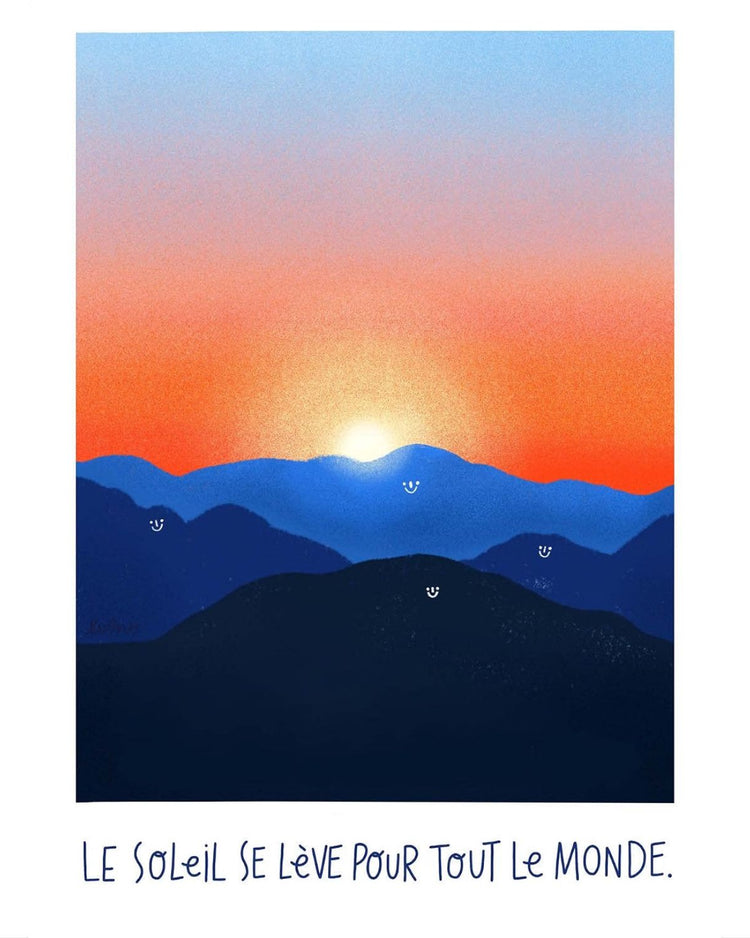 Cartes détachables colorées avec motifs joyeux et inspirants