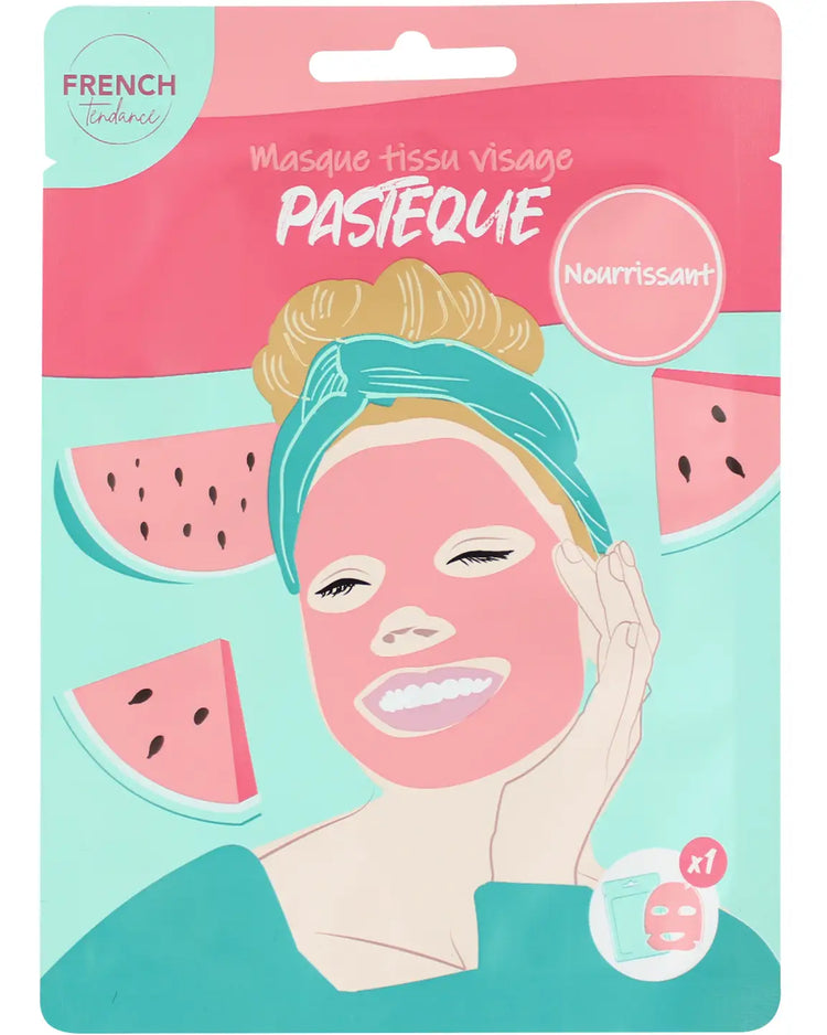 Masque nourrissant à la pastèque avec texture crémeuse