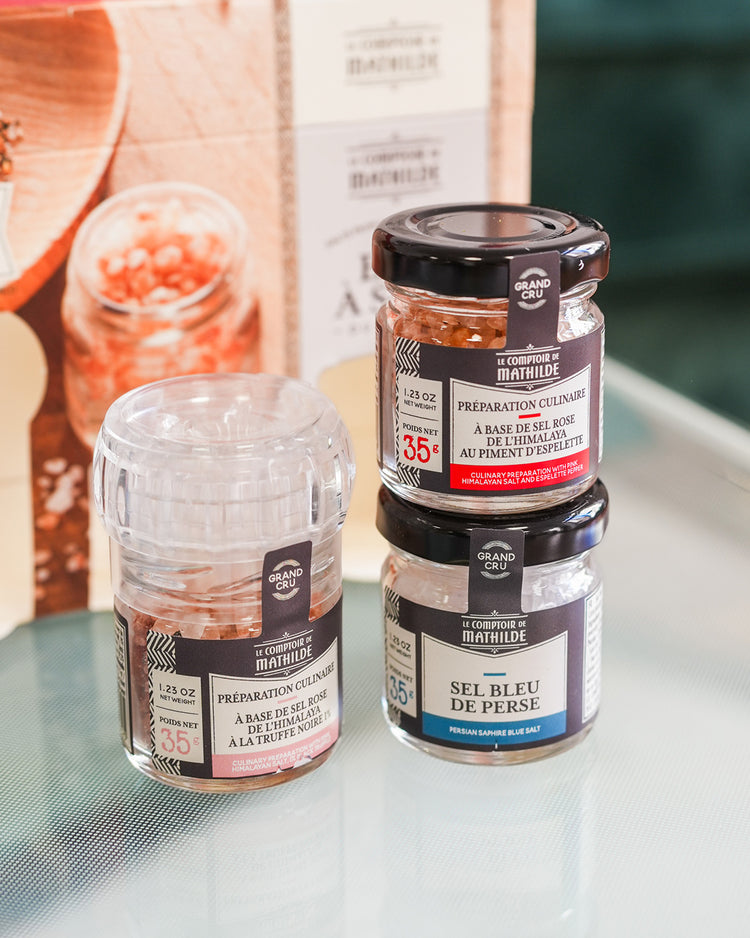 Coffret de moulin à sel et poivre avec design élégant