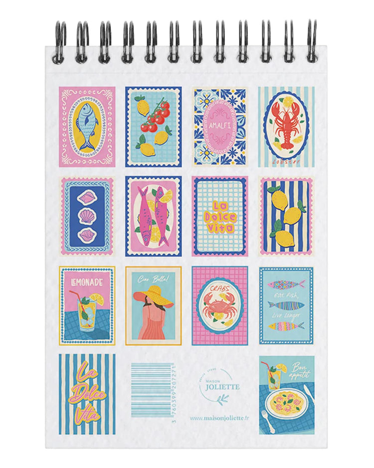 Carnet de coloriage Felicità avec motifs floraux détaillés