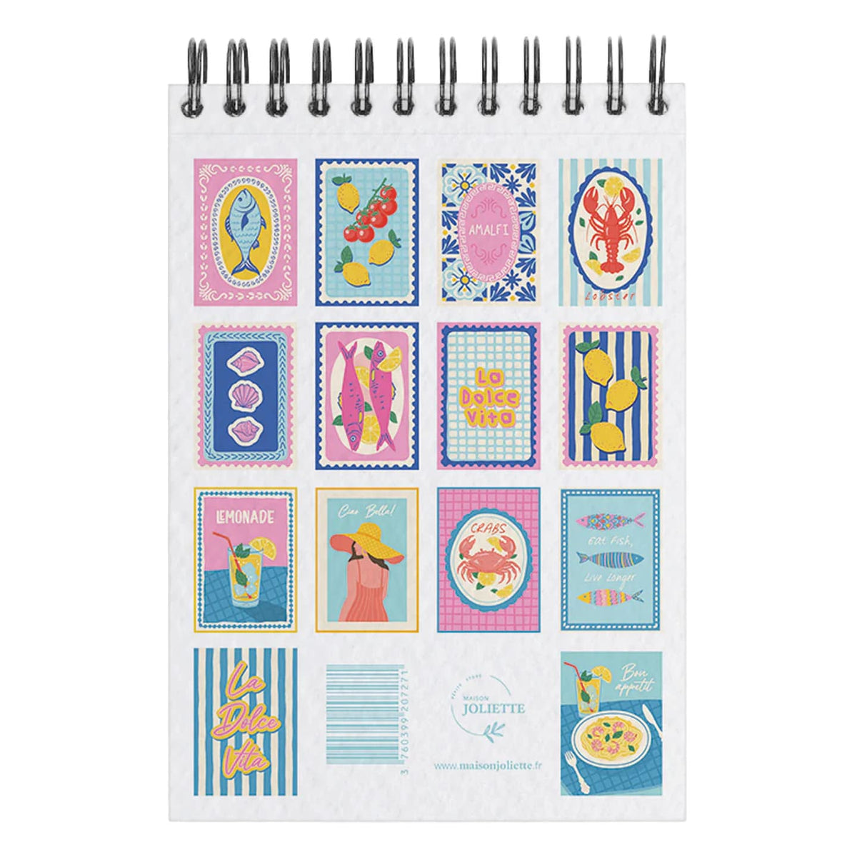 Carnet de coloriage Felicità avec motifs floraux détaillés