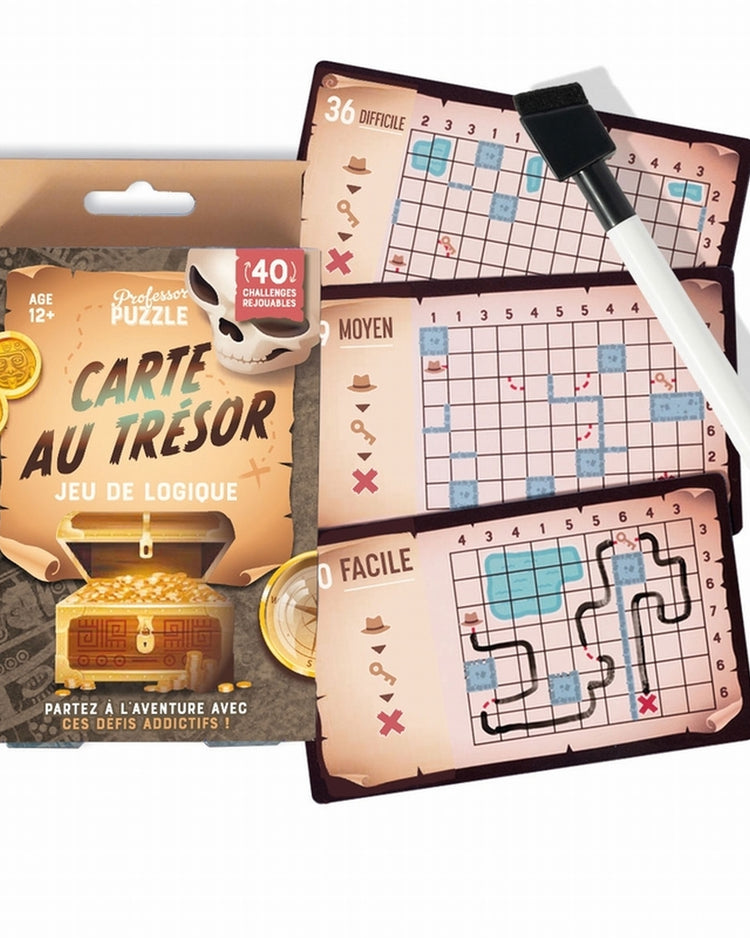 Jeu de cartes avec illustrations colorées et défis variés