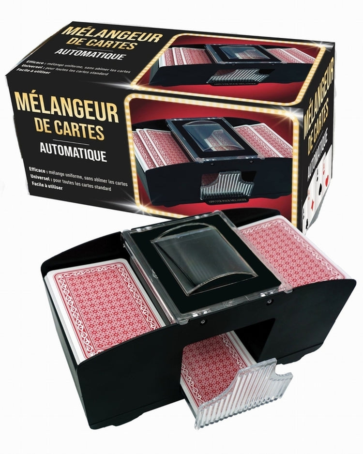 Mélangeur automatique de cartes avec design compact et moderne