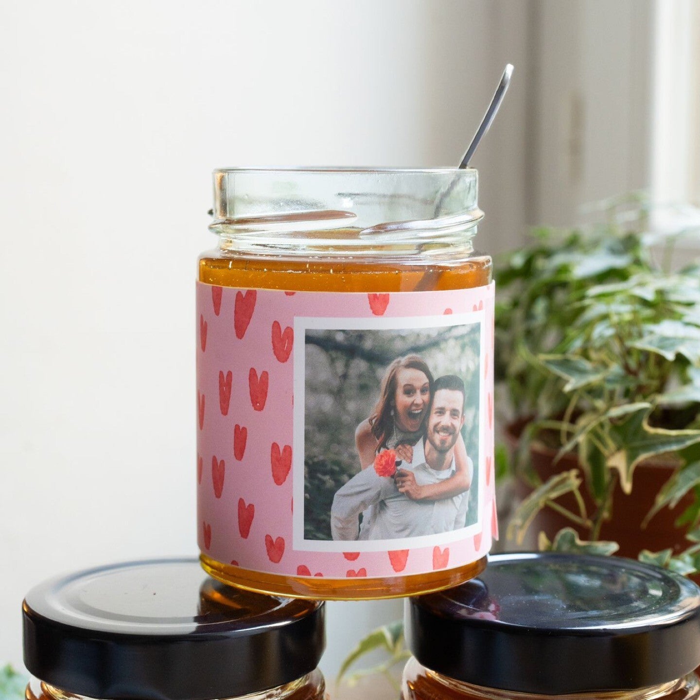 Miel personnalisé Pot de miel personnalisable avec une photo et un texte