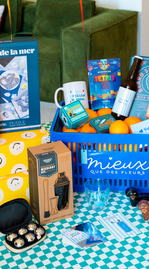 Présentation de la collection de cadeaux pour la fête des pères