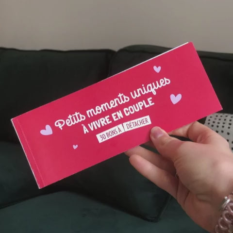 Le chéquier des amoureux pour vivre des moments uniques en couple - Mieux Que Des Fleurs