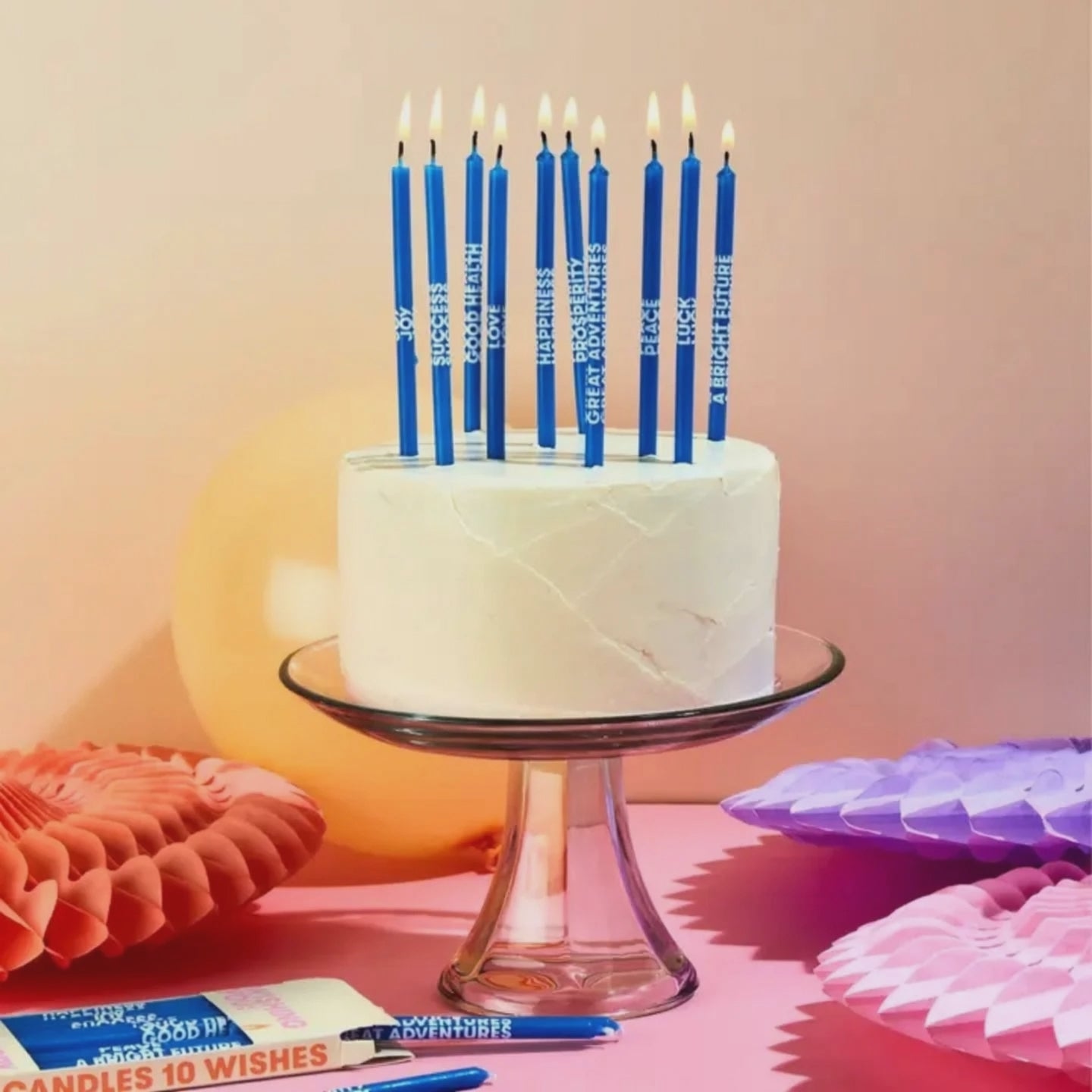 Vidéo de présentation des bougies voeux d'anniversaire