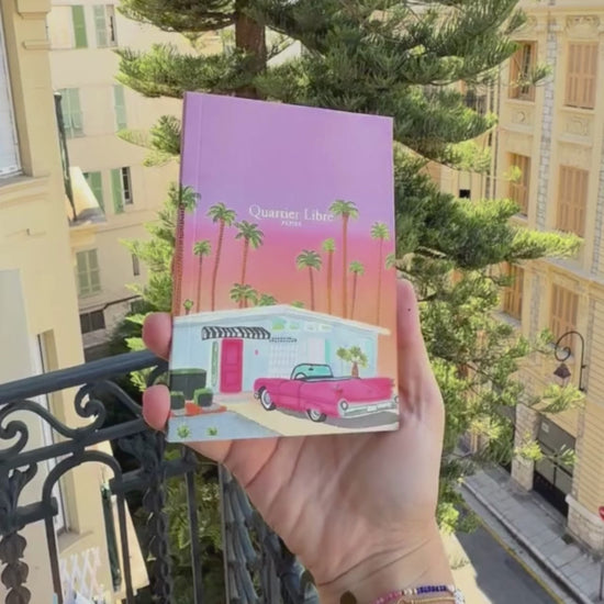 Vidéo de présentation du carnet sunset de chez quartier libre