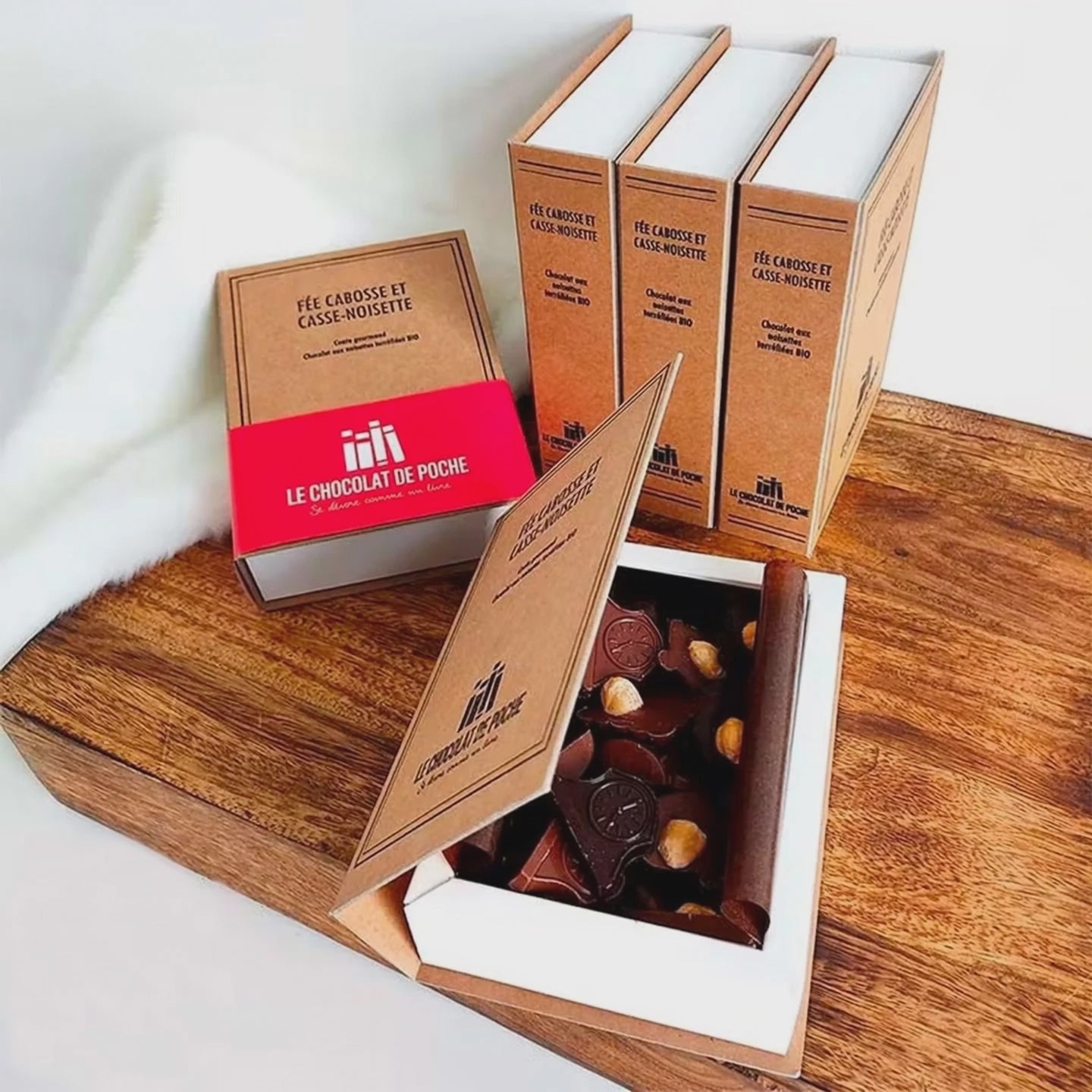 Vidéo de présentation du livre qui cache du chocolat