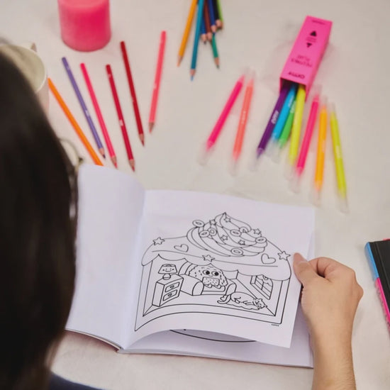 Vidéo de présentation du carnet de coloriage Kawaii