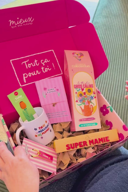 Vidéo de présentation de la cool box, le coffret cadeaux à composer pour la fête des mamies