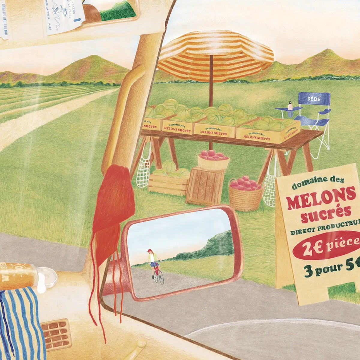 Puzzle 500 pièces représentant une scène de vacances estivales