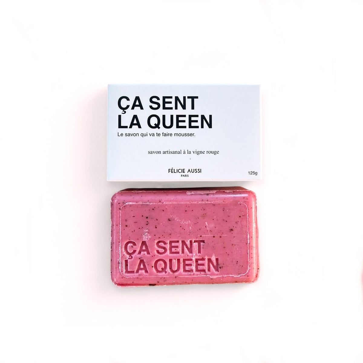 Savon artisanal à la vigne rouge, texture crémeuse et élégante