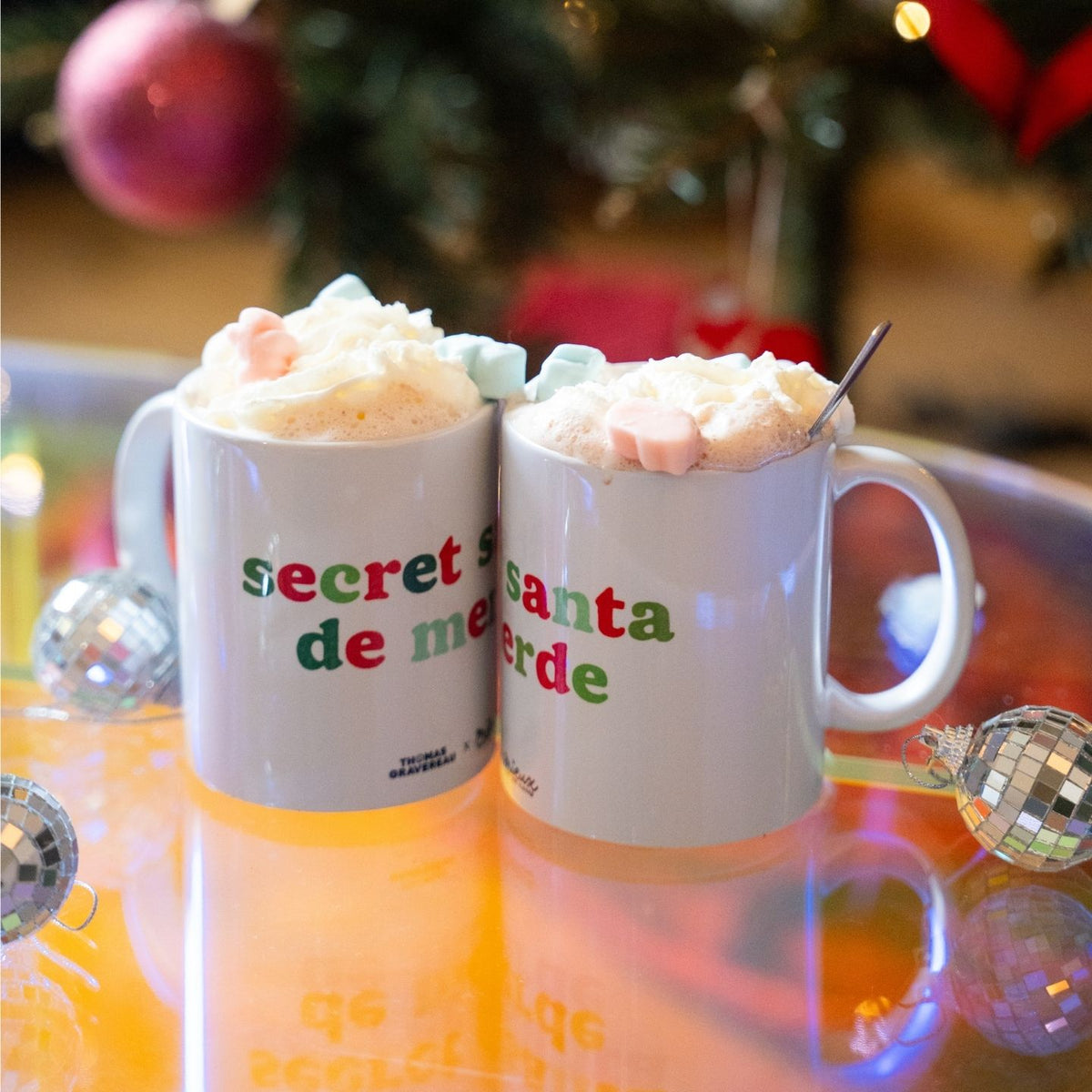 Mug humoristique pour Secret Santa avec design amusant