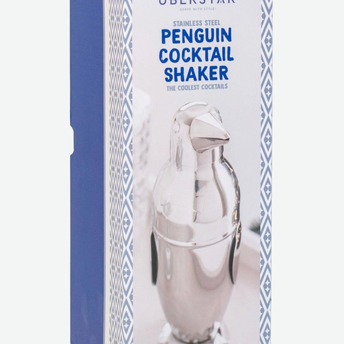 Shaker à cocktails pingouin avec design Art déco élégant