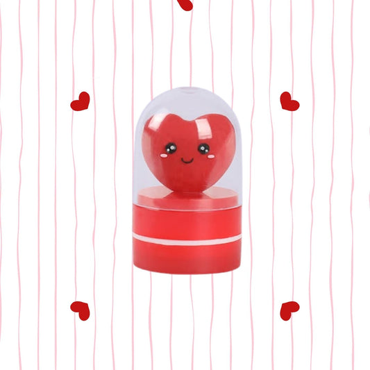 Tampon en forme de coeur avec un design délicat et élégant