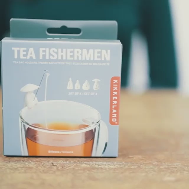 4 porte-sachets de thé pécheurs - Mieux que des fleurs