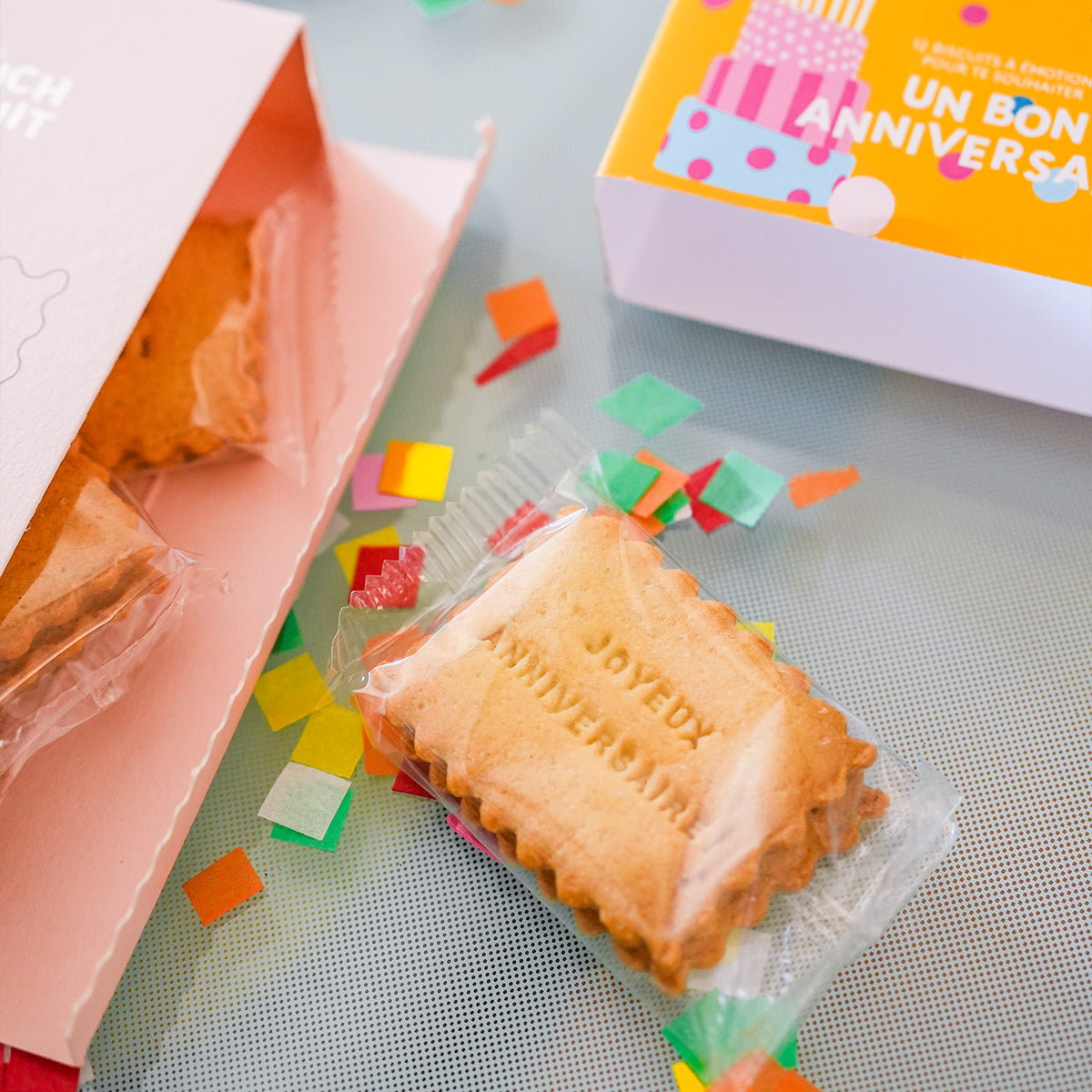 Biscuits à message pour anniversaire