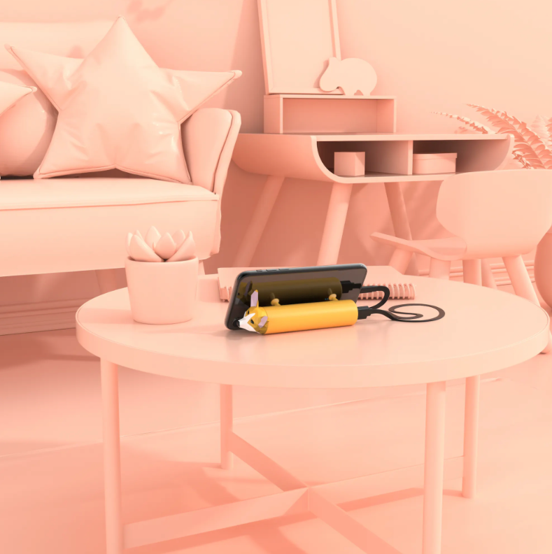 Batterie externe Corgi avec pattes ventouses pour téléphone